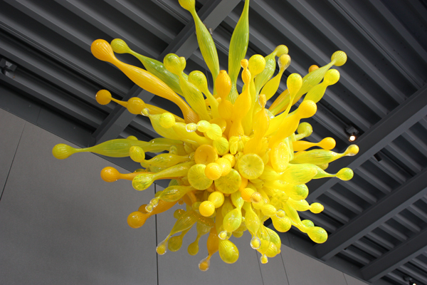 Chandelier in the Walkway